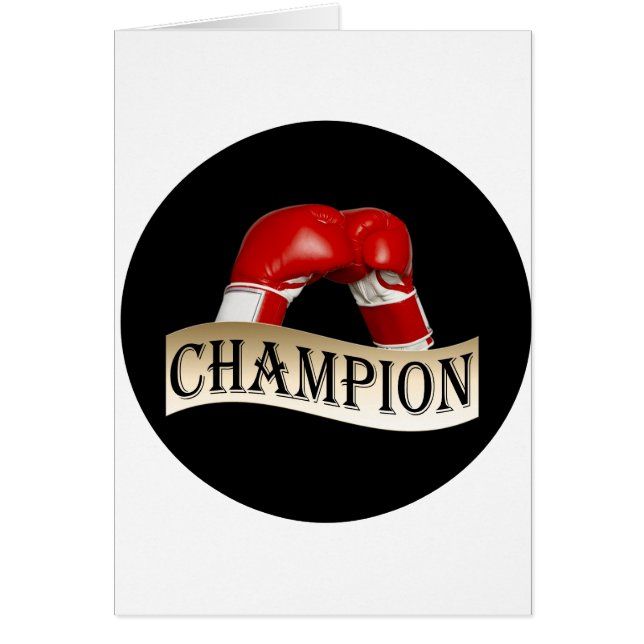 BOXING HÄLSNINGSKORT (Framsidan)