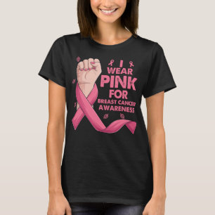 Boxing hand I Bära Rosa for Breast Cancer T Shirt