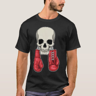 Boxing-handskar för skullboxning t shirt