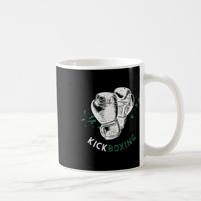 Boxing-handskar med kickboxning kaffemugg (Höger)