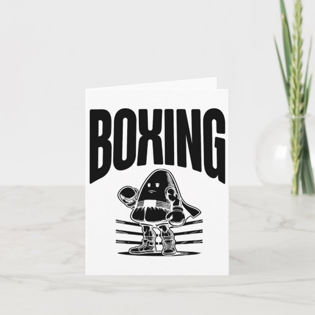 Boxing Happy halloween Kväll Kort (Framsida)