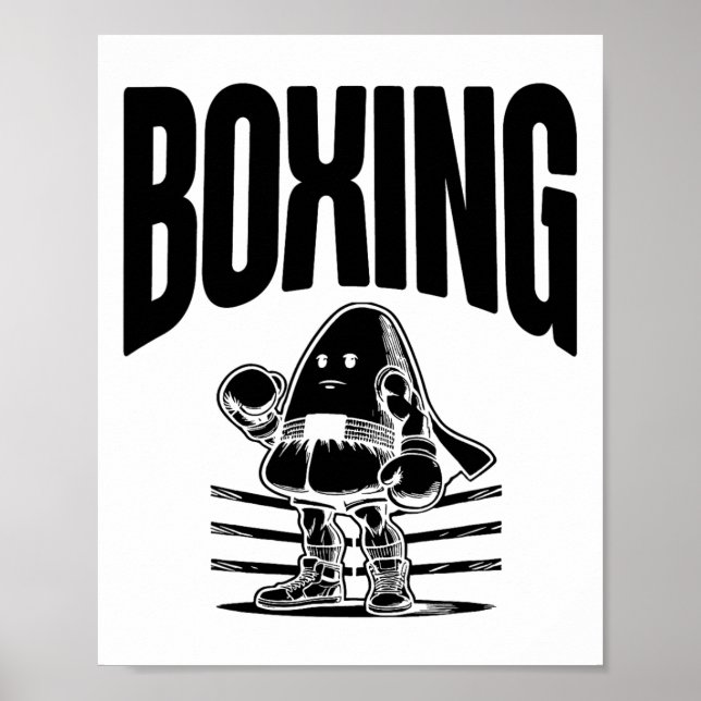 Boxing Happy halloween Kväll Poster (Framsidan)