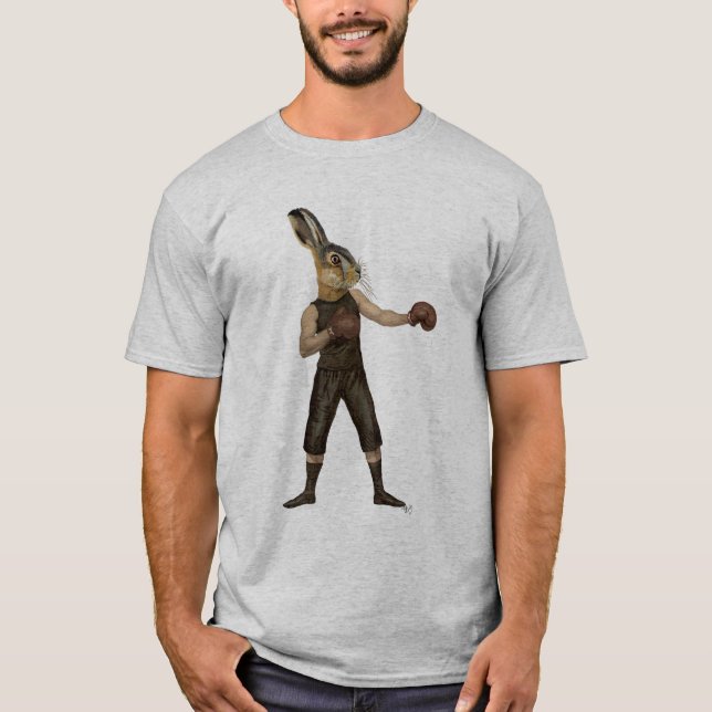 Boxing Hare T-shirt (Framsida)