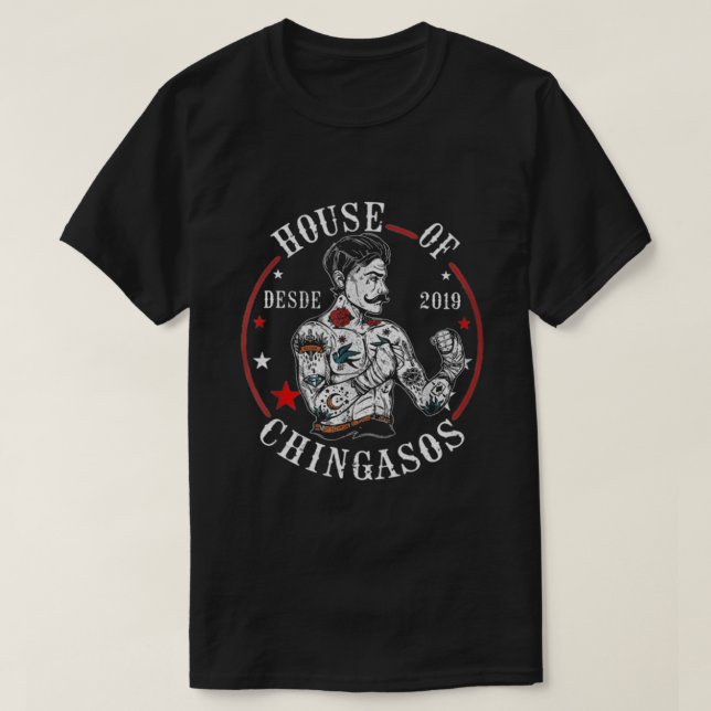 Boxing House of Desde Chingasos T Shirt (Design framsida)