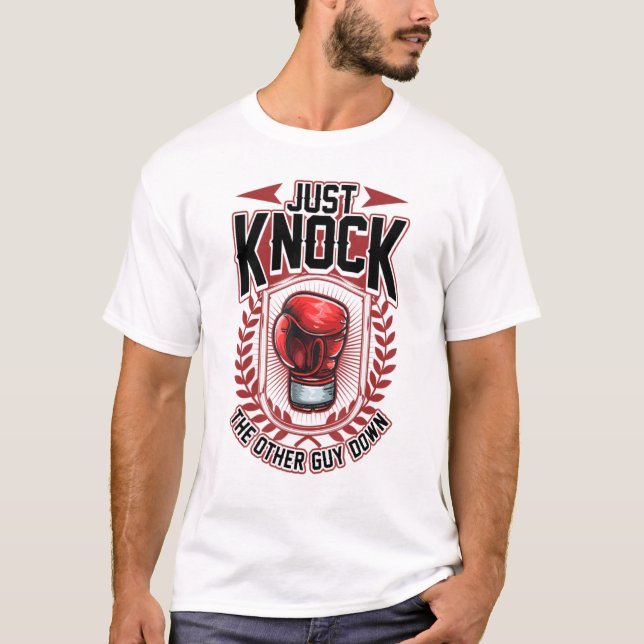 Boxing Inspired Boxing Advice Related Sarcastic Bo T Shirt (Framsida)