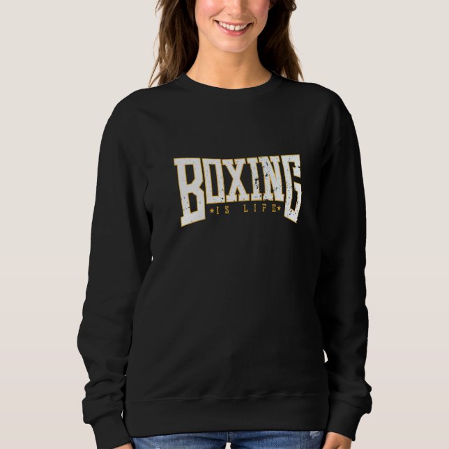 Boxing is life t shirt (Framsida)