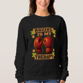 boxing is my therapy t shirt