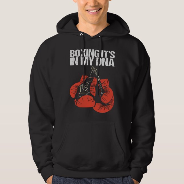 Boxing It s In My DNA  Boxing Hoodie (Framsida)