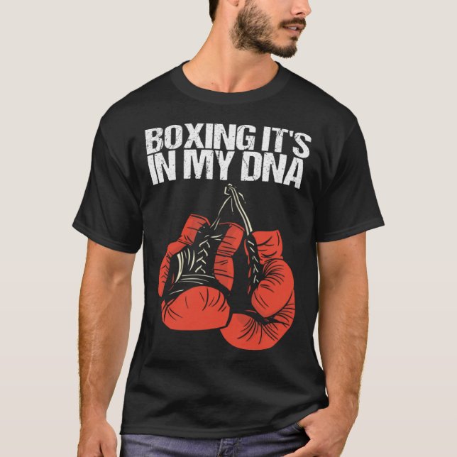 Boxing It s In My DNA  Boxing T Shirt (Framsida)