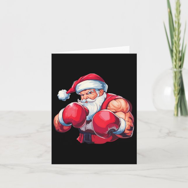 Boxing Jultomten Boxer Boxing jul Boxer Xm Kort (Framsida)
