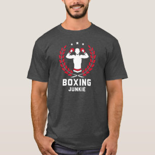 Boxing Junkie Mörk T Shirt