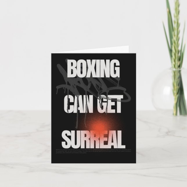 Boxing kan få surrealistisk kort (Framsida)