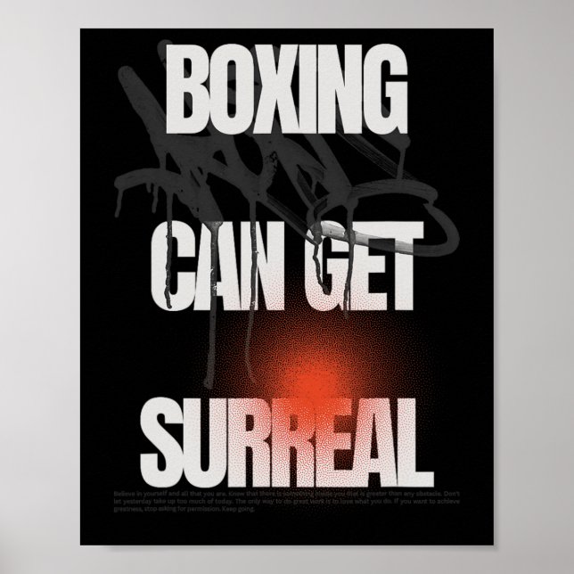 Boxing kan få surrealistisk poster (Framsidan)