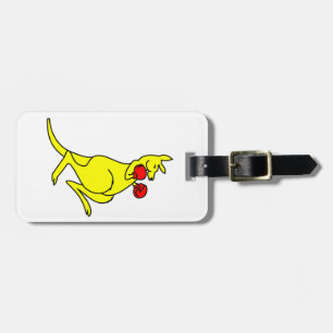 Boxing Kangaroo Bagagebricka