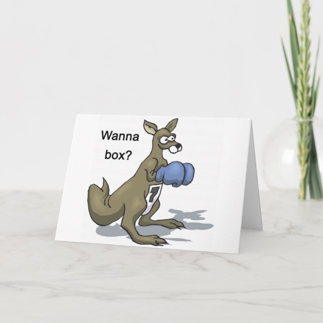 Boxing Kangaroo Kort (Framsida)