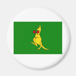 Boxing kangaroo-samlarobjekt magnet