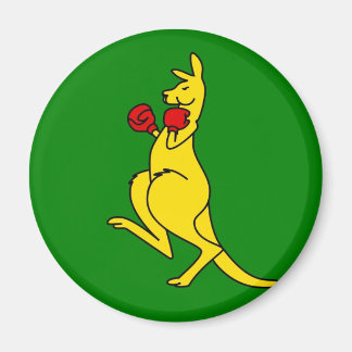 Boxing kangaroo-samlarobjekt magnet