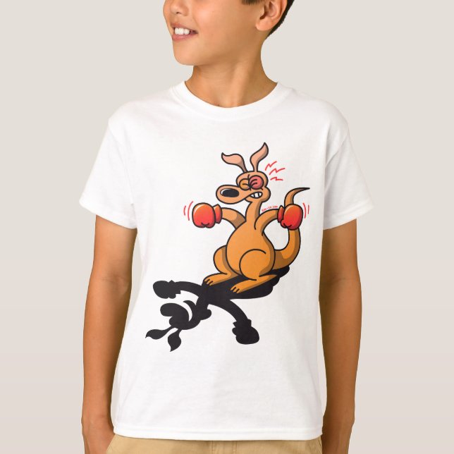 Boxing Kangaroo T-shirt (Framsida)