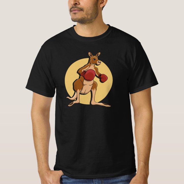 Boxing Kangaroo T-Shirt (Framsida)
