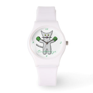 Boxing Kitten med Mittens Thunder_Cove Armbandsur