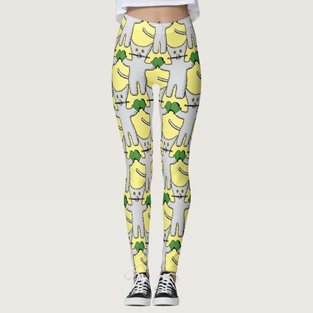 Boxing Kitten med Mittens Thunder_Cove Leggings (Framsida)