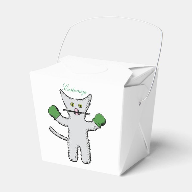 Boxing Kitten med Mittens Thunder_Cove Presentaskar (Framsidan Sidan)