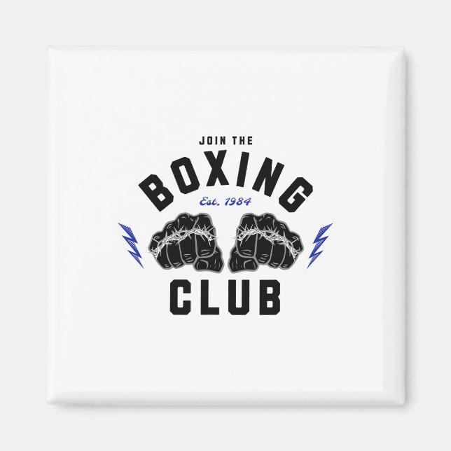 Boxing Klubb1 Magnet (Framsidan)