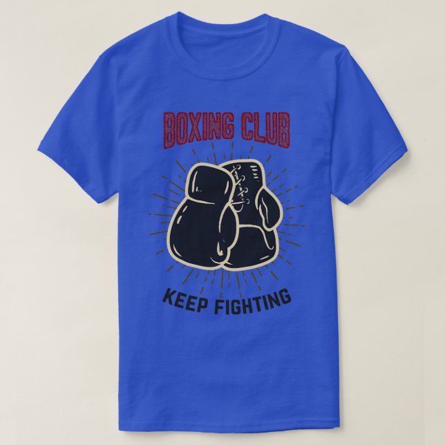 Boxing klubb behålla Strider T Shirt (Design framsida)