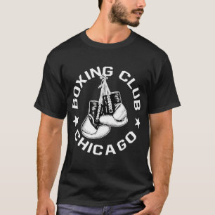 Boxing Klubb Chicago-handskar för Boxing Älskare T Shirt