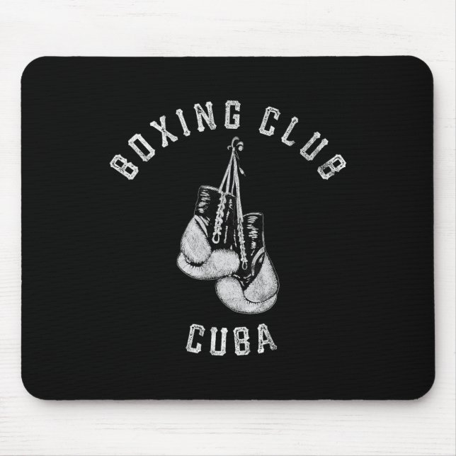 Boxing Klubb Cuba handskar Fighter Musmatta (Framsidan)