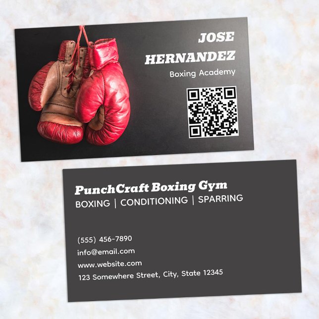 Boxing Klubb Visitkort (Boxing Club Business Cards)