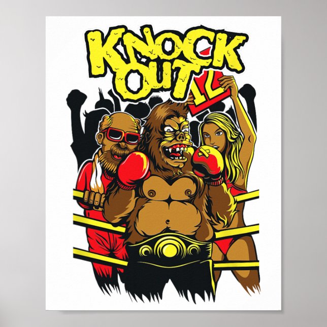 Boxing-knapp ut poster (Framsidan)
