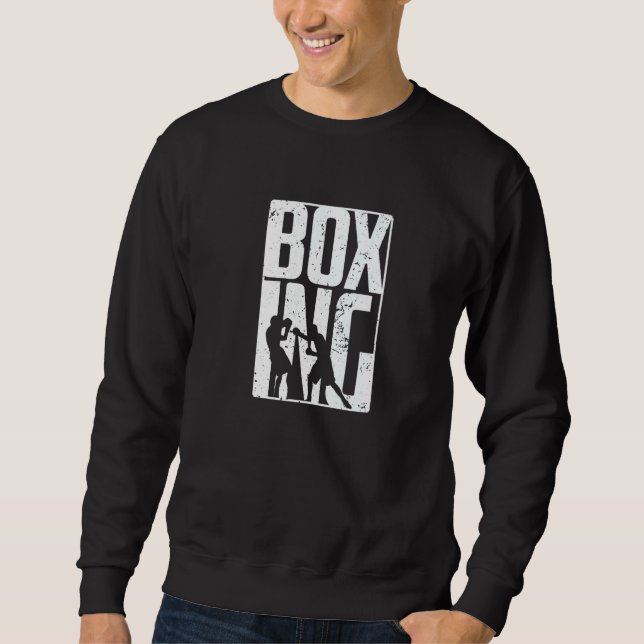 Boxing Lång Ärmad Tröja (Framsida)