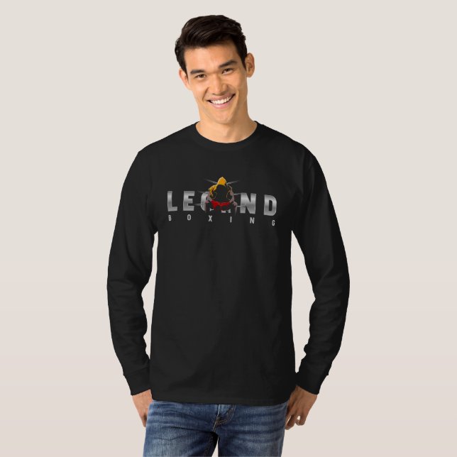 Boxing Legends | Men Long Sleeve T Shirt (Hel framsida)