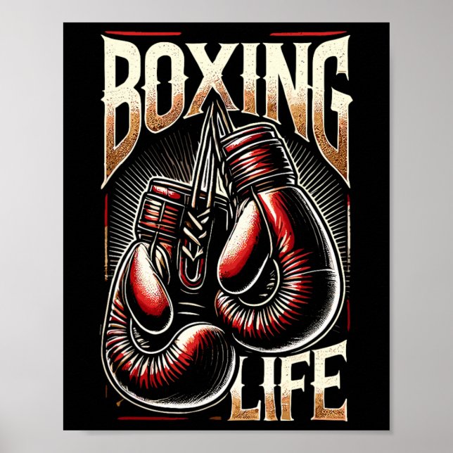 Boxing Life for Amateur Professionell Boxers 6 Poster (Framsidan)