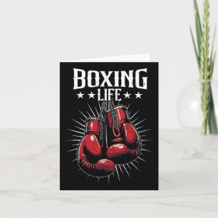 Boxing Life Kickboxing Älskare Kickboxer Profesess Kort