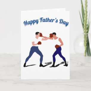 Boxing Lycklig Far's Day Kort