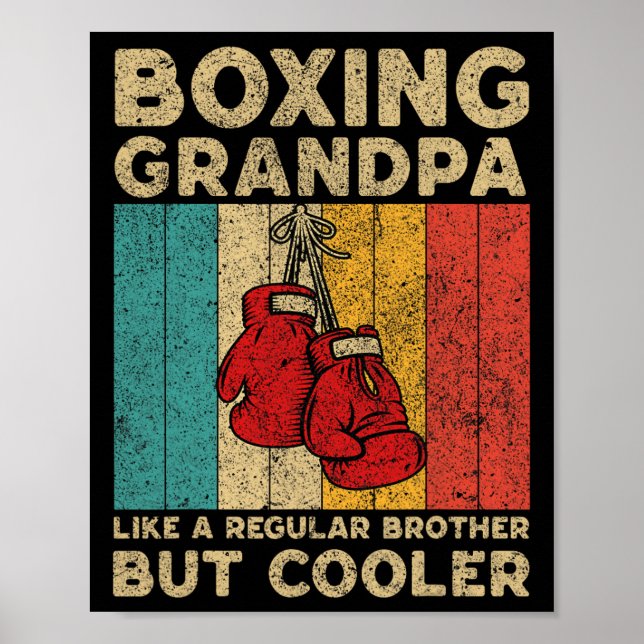 Boxing Make Vintage Boxing Boxing Boxer Poster (Framsidan)
