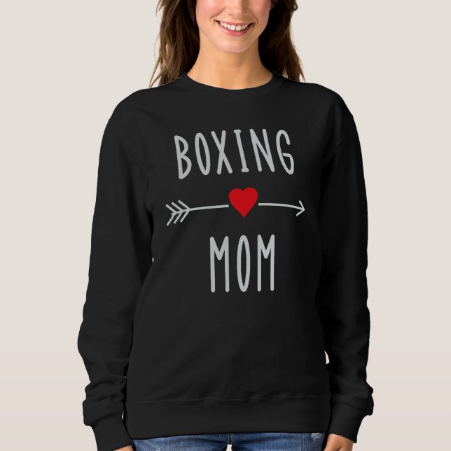 Boxing Mamma Funny Womens Boxing MMA Muay Thai Mam T Shirt (Framsida)