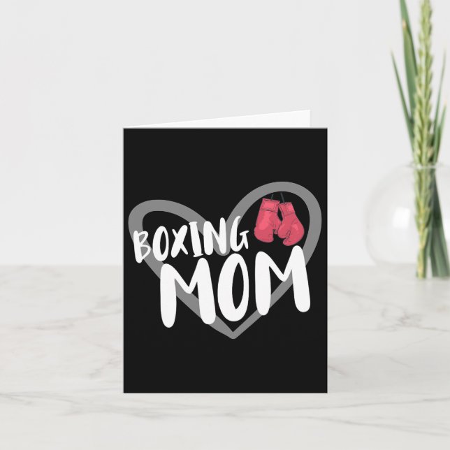 Boxing Mamma Kort (Framsida)