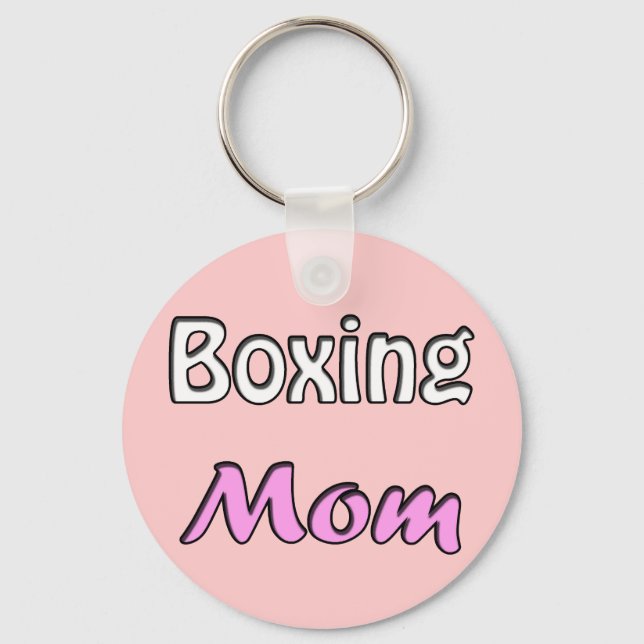 Boxing Mamma Nyckelring (Framsida)