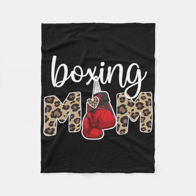 Boxing Mamma Proud Boxing Mamma Boxing Mor Fleecefilt (Framsidan)