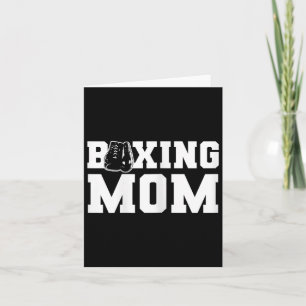 Boxing Mamma-stöd och stolt Boxing-överordnad Kort