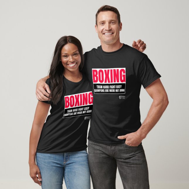 Boxing Manar Black T Shirt (Unisex)