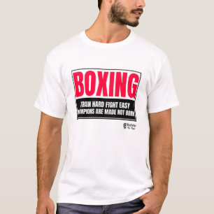 Boxing Manar White T Shirt