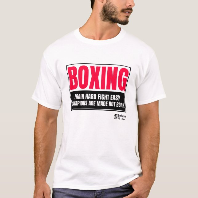 Boxing Manar White T Shirt (Framsida)
