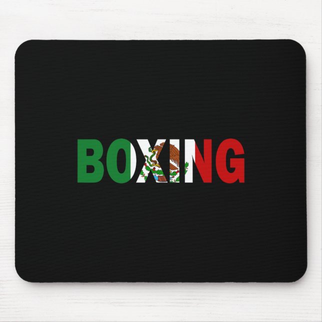 Boxing Mexico Flagga Musmatta (Framsidan)