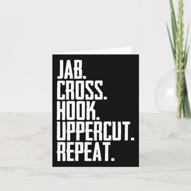 Boxing Movement of kor Uppercut Repeat Kick Box Sp Kort (Framsida)