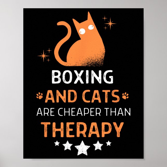 Boxing och katter är billigare än ett Manar-tvätts Poster (Framsidan)