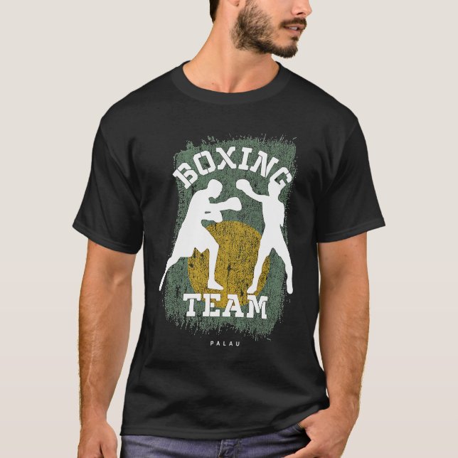 Boxing Palau Combat Sports Fighter Boxing T Shirt (Framsida)